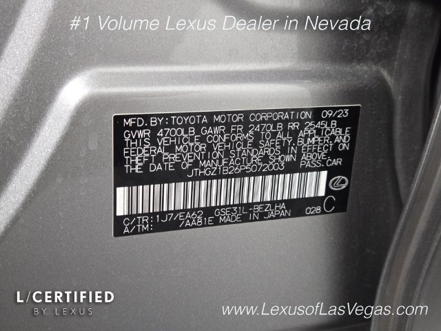 Used 2023 Lexus IS 350 F Sport w/ Accessory Package RWD image 31