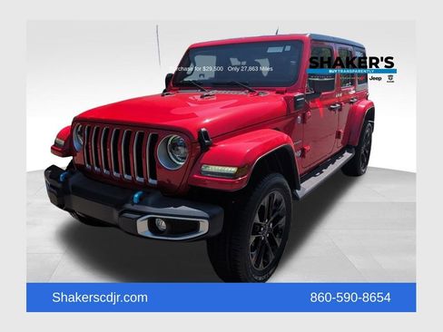 Used 2023 Jeep Wrangler Unlimited Sahara w/ Cold Weather Group AWD/4WD image 1