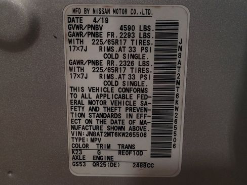 Used 2019 Nissan Rogue S w/ Special Edition Package FWD image 33