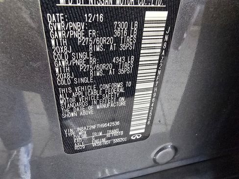 Used 2017 INFINITI QX80 2WD image 42