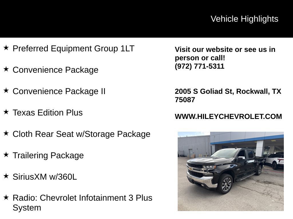 Used 2021 Chevrolet Silverado 1500 LT w/ Texas Edition Plus RWD image 7