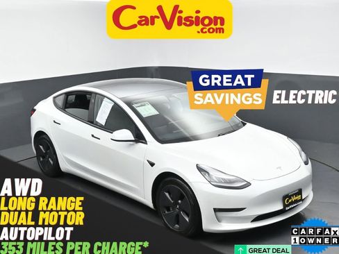 Used 2021 Tesla Model 3 Long Range image 1