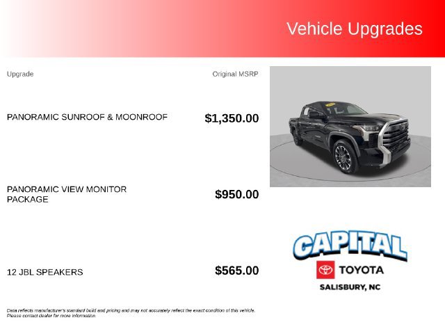 Used 2023 Toyota Tundra Limited RWD image 2