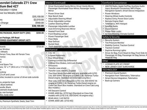 Used 2016 Chevrolet Colorado Z71 AWD/4WD image 10