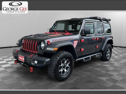 Used 2022 Jeep Wrangler Unlimited Rubicon w/ LED Lighting Group AWD/4WD image 1