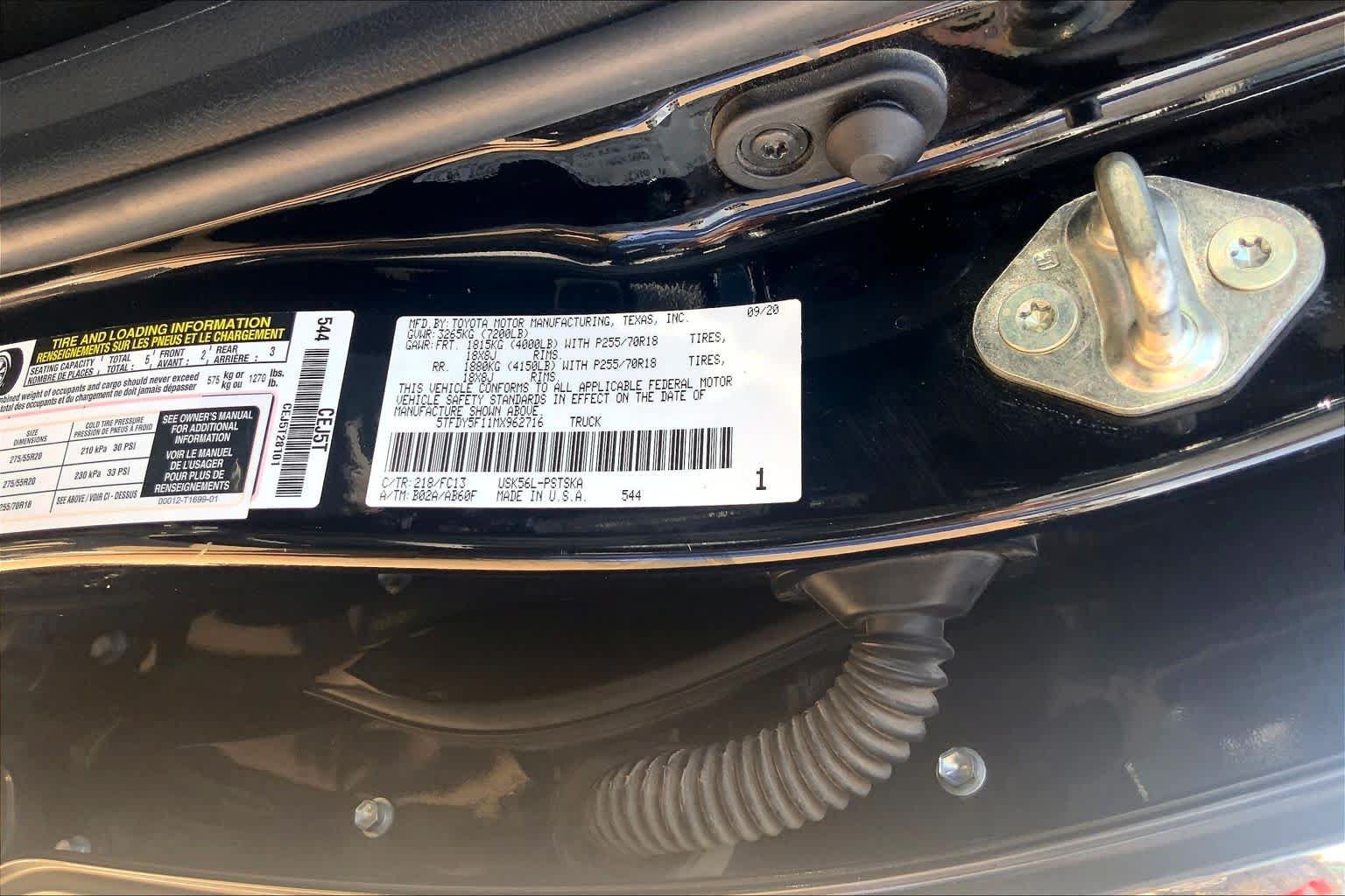 Used 2021 Toyota Tundra SR5 w/ SR5 Upgrade Package AWD/4WD image 36
