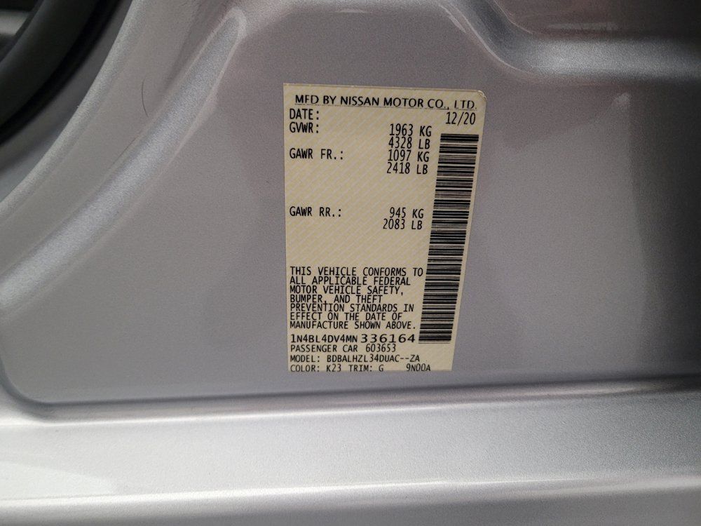 Used 2021 Nissan Altima 2.5 SV w/ SV Premium Package FWD image 33