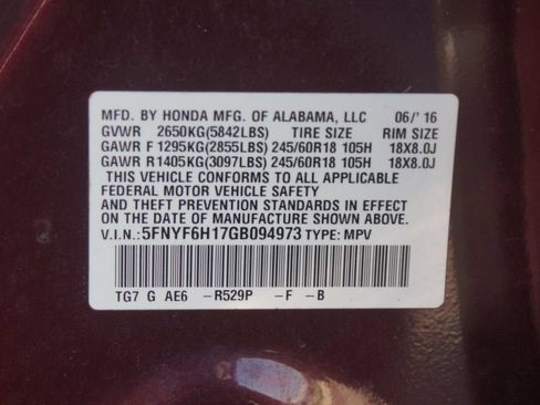 Used 2016 Honda Pilot LX image 18