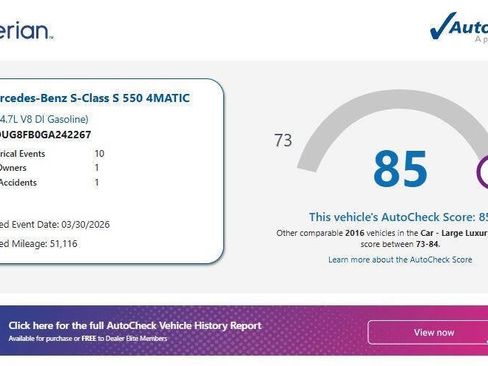 Used 2016 Mercedes-Benz S 550 4MATIC Sedan image 14