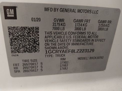 Used 2020 Chevrolet Silverado 1500 W/T w/ WT Value Package AWD/4WD image 33