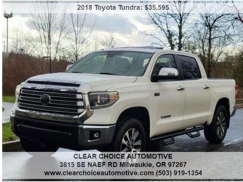 Used 2018 Toyota Tundra Limited AWD/4WD image 7