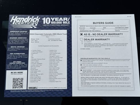 Used 2024 Chevrolet Colorado W/T image 34