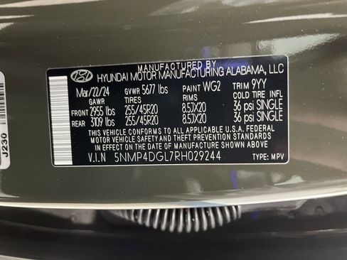 Used 2024 Hyundai Santa Fe Limited image 43