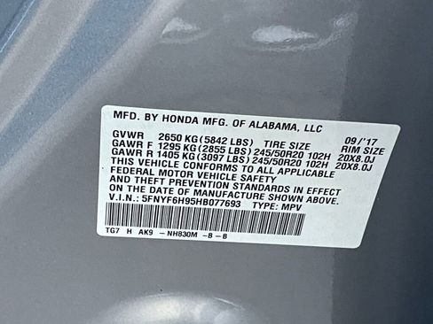 Used 2017 Honda Pilot Touring image 33