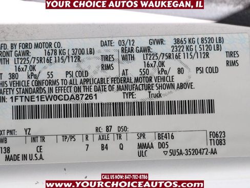 Used 2012 Ford E-150 and Econoline 150 w/ PWR Group image 36