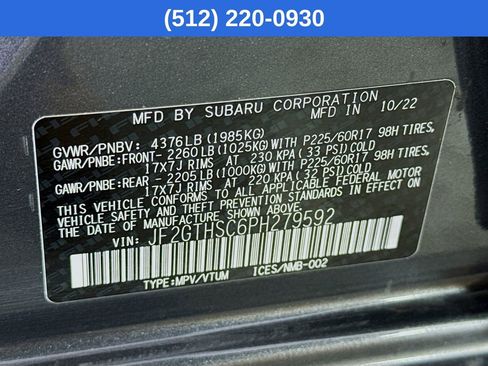 Certified 2023 Subaru Crosstrek 2.5i Sport image 41