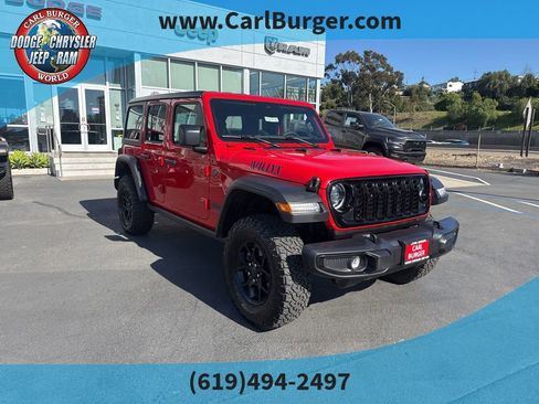 Certified 2025 Jeep Wrangler Willys 4xe image 1