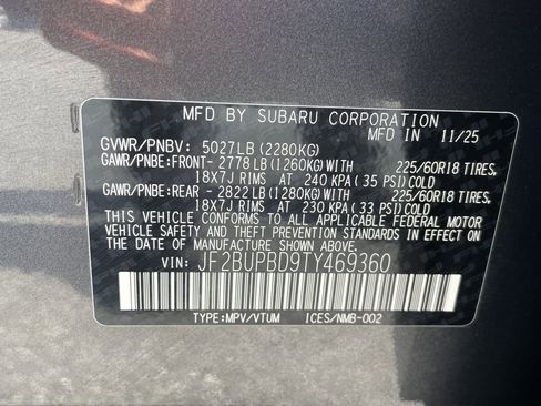 Certified 2026 Subaru Outback Premium image 35