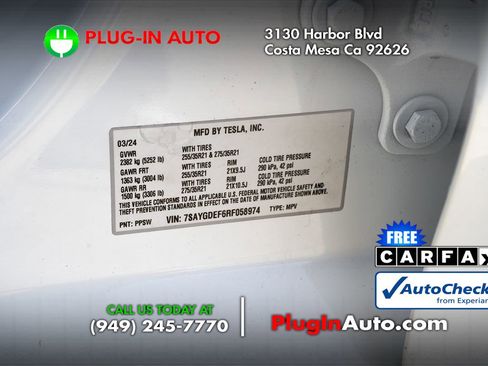 Used 2024 Tesla Model Y Performance AWD/4WD image 8