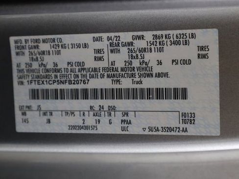Used 2022 Ford F150 XL w/ STX Appearance Package RWD image 30