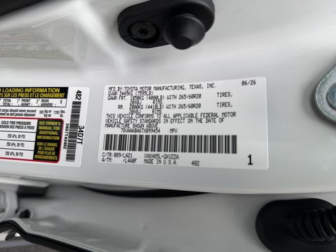 New 2026 Toyota Sequoia Platinum AWD/4WD image 14