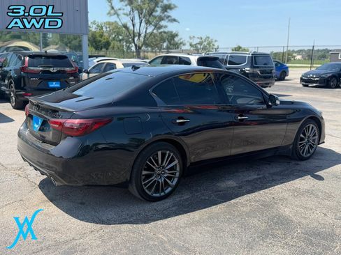 Used 2023 INFINITI Q50 Red Sport 400 w/ Black Opal Edition AWD/4WD image 7