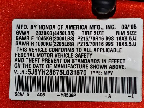 Used 2005 Honda Element EX image 49