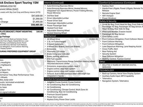 Used 2025 Buick Enclave Sport Touring image 33