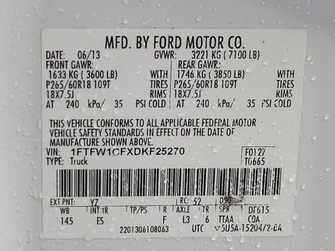 Used 2013 Ford F150 Lariat RWD image 33