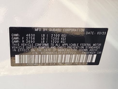 Used 2023 Subaru Legacy Premium image 35