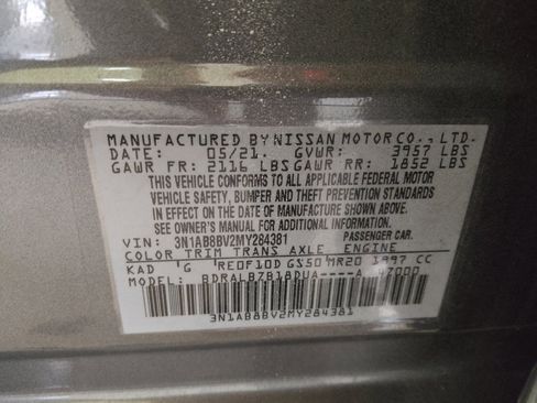 Used 2021 Nissan Sentra S FWD image 33