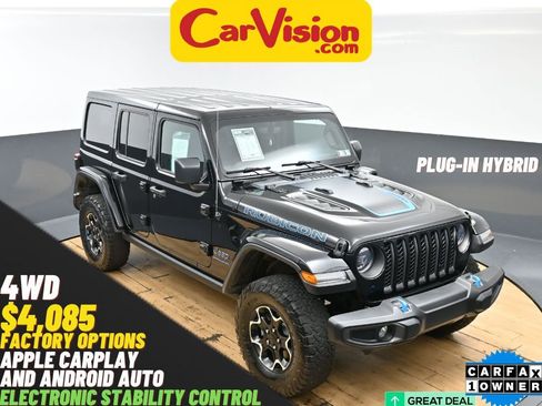 Used 2023 Jeep Wrangler Unlimited Rubicon 4xe AWD/4WD image 1