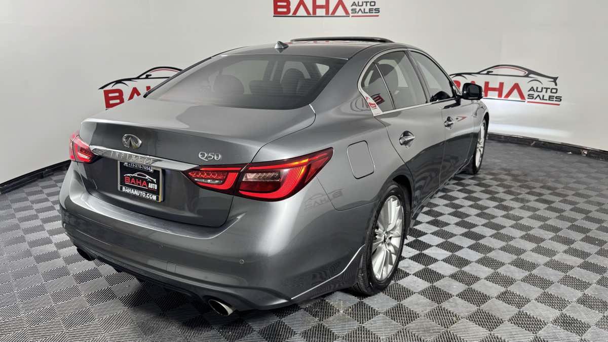 Used 2021 INFINITI Q50 Luxe w/ Seat & Sound Package RWD image 9