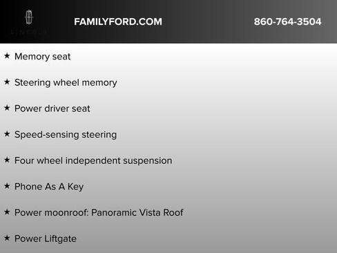 Certified 2021 Lincoln Nautilus Reserve w/ Equipment Group 201A image 20