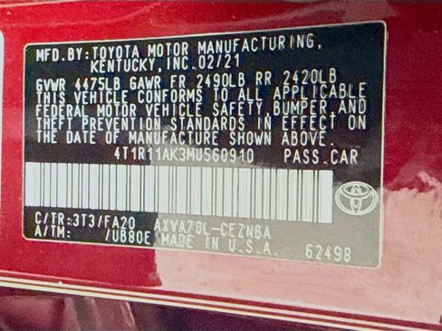 Used 2021 Toyota Camry LE w/ Convenience Package image 29