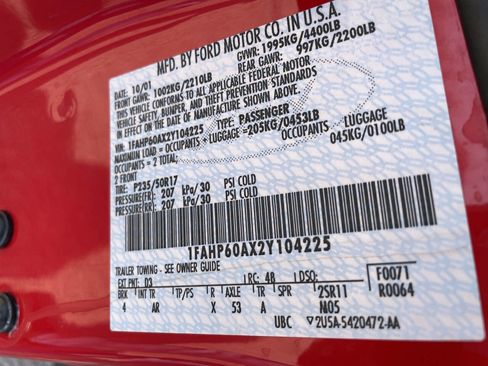 Used 2002 Ford Thunderbird Deluxe RWD image 85