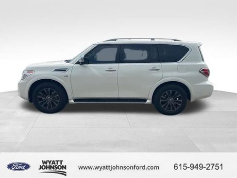 Used 2019 Nissan Armada Platinum w/ Interior Lighting Package RWD image 8