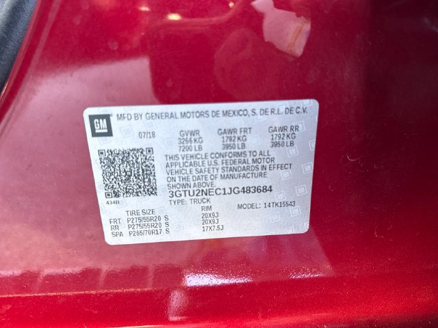 Used 2018 GMC Sierra 1500 SLT w/ SLT Premium Package AWD/4WD image 24