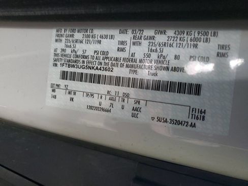 Used 2022 Ford Transit 350 148 High Roof Extended AWD w/ Load Area Protection Package image 11