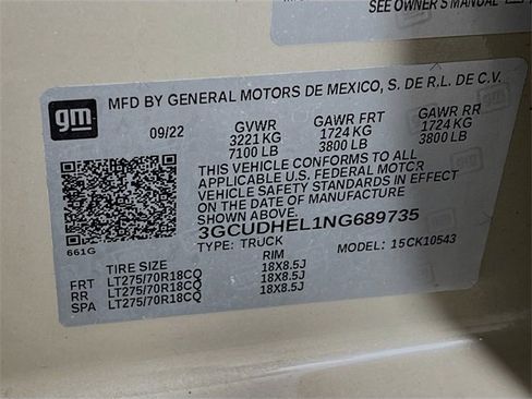 Used 2022 Chevrolet Silverado 1500 ZR2 image 11