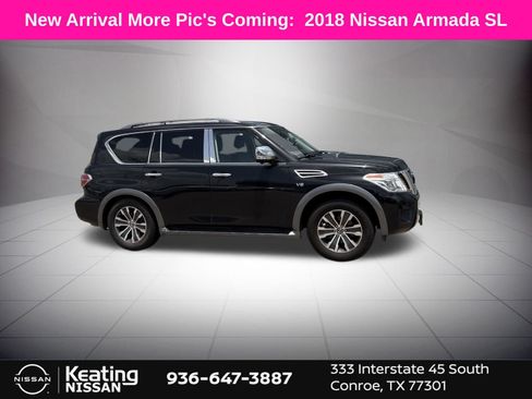 Used 2018 Nissan Armada SL w/ Moonroof Package RWD image 1