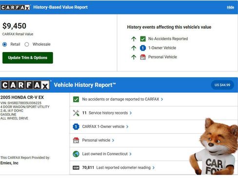 Used 2005 Honda CR-V EX image 3