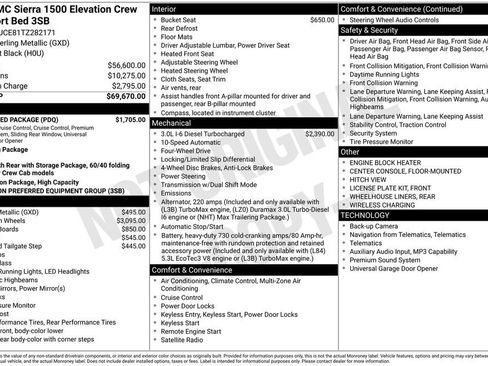 New 2026 GMC Sierra 1500 Elevation w/ Preferred Package AWD/4WD image 2