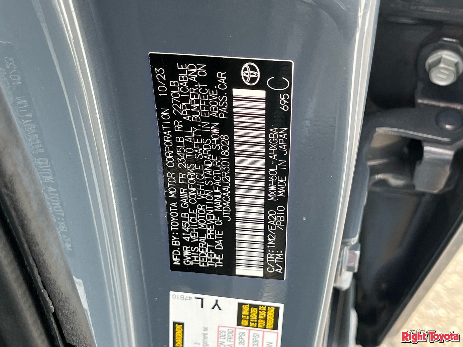 Certified 2024 Toyota Prius XLE FWD image 32