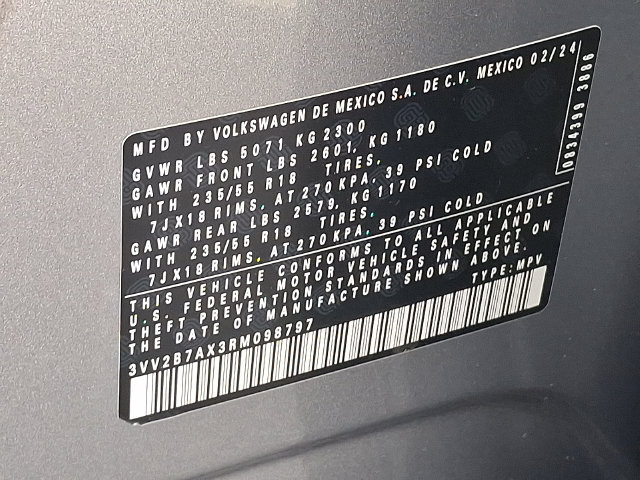 Used 2024 Volkswagen Tiguan SE AWD/4WD image 28