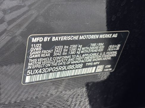 Certified 2024 BMW X3 sDrive30i w/ M Sport Package RWD image 31