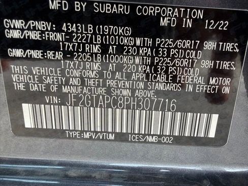 Used 2023 Subaru Crosstrek 2.0i Premium AWD/4WD image 45