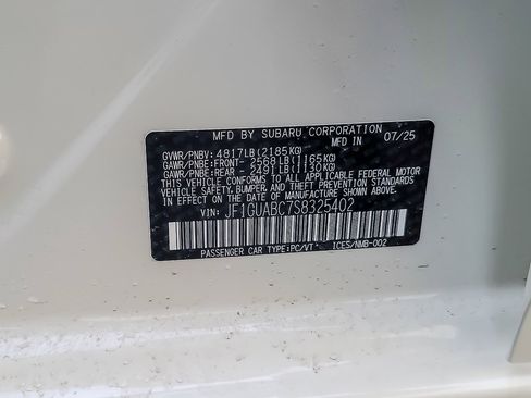 New 2025 Subaru Impreza 2.0i image 15