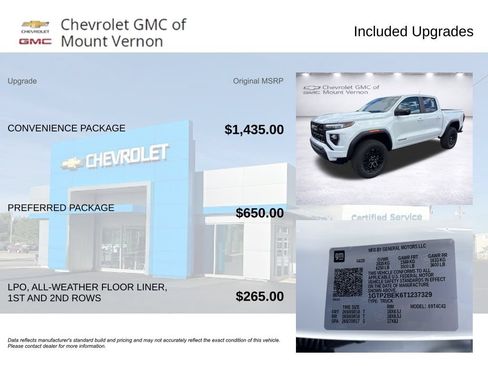 New 2026 GMC Canyon Elevation w/ Convenience Package AWD/4WD image 6