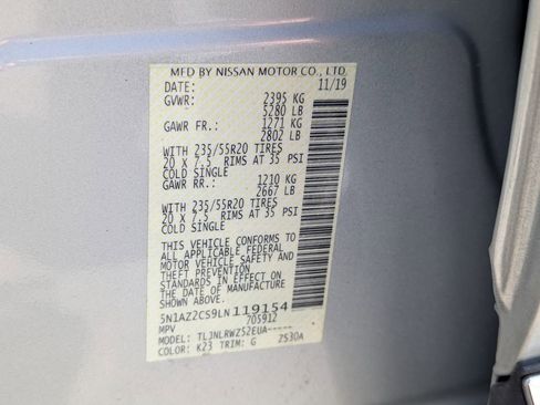 Used 2020 Nissan Murano SL AWD/4WD image 40